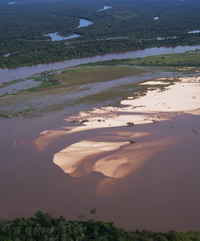 Rio Araguaia e seus bancos de areia