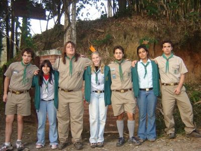 Tyson, Sarah, Patrick, Bia, David, Naty e Bruno